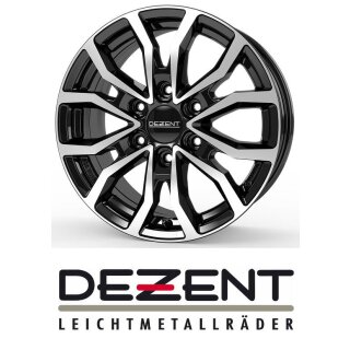 Dezent KC 6,5x17 6/139,7 ET48 Black/poliertshed