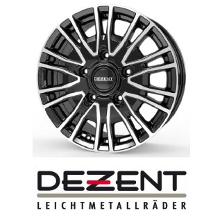 Dezent KE 7x17 5/118,0 ET63 Black/poliertshed