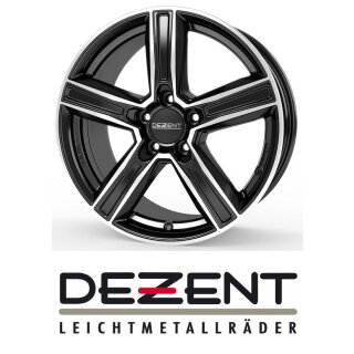 Dezent KG 9x19 5/112,0 ET58 Black/poliertshed