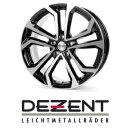 Dezent TA 8x20 5/114,3 ET37 Black/poliertshed