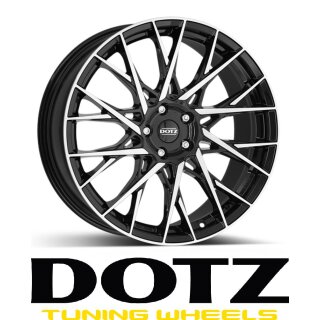 Dotz Fuji 9x20 5/112,0 ET28 Black/poliertshed
