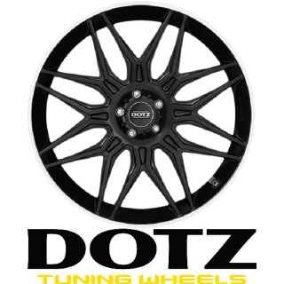 Dotz LongBeach 10x20 5/112,0 ET19 Black/poliertshed Lip