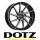 Dotz Spa 8x18 5/100,0 ET48 Black/poliertshed