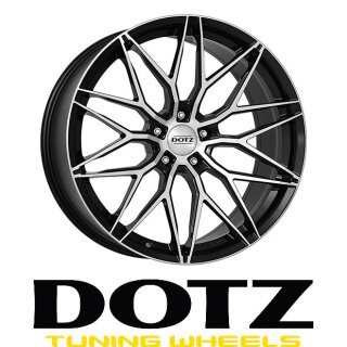 Dotz Suzuka 8,5x19 5/108,0 ET45 Black/poliertshed