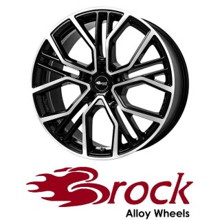 Brock B41 10,5x20 5/112,0 ET44 Schwarz Front-poliert