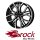 Brock B41 9,5x21 5/120,0 ET19 Schwarz Front-poliert