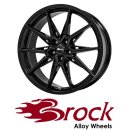 Brock B42 8x18 5/114,3 ET30 Schwarz Glanz