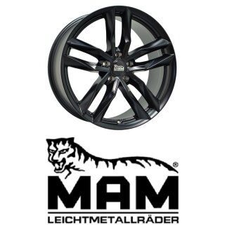 MAM RS3 8x18 5/108,0 ET45 matt Black Painted