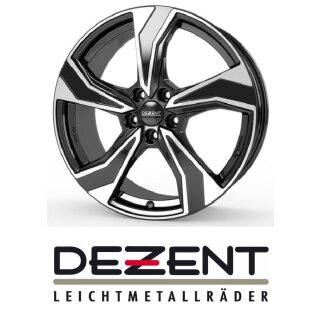 Dezent KB 6x16 5/112,0 ET43 Black/poliertshed