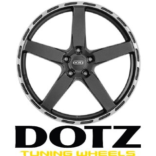Dotz MarinaBay 9,5x19 5/114,3 ET40 Gunmetal/poliertshed Lip