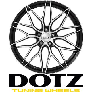 Dotz Suzuka 8x19 5/112,0 ET27 Black/poliertshed