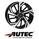 Autec Rixon 8,5x18 5/114.3 ET38 Schwarz poliert