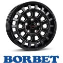 Borbet CW7 7x17 6/120 ET45 black matt