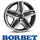 Borbet CWZ 6x17 5/112 ET30 mistral anthracite glossy...