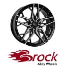 Brock B44 8,5x19 5/112 ET35 Schwarz Glanz Voll-Poliert