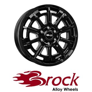 Brock B45 7,5x18 6/120 ET48 Schwarz Glanz