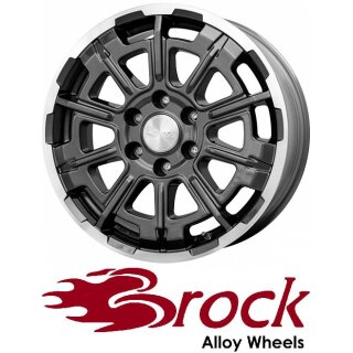 Brock B45 7x17 5/108 ET46 himalaya-grey voll-poliert