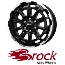 Brock B45 7x17 5/118 ET62 Schwarz Glanz Voll-Poliert