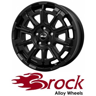 Brock B45 8x20 5/108 ET40 Satin Black Matt