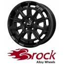 Brock B45 8x20 6/139.7 ET25 Satin Black Matt