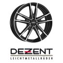 Dezent KF dark 6,5x17 5/100 ET40 Black/polished