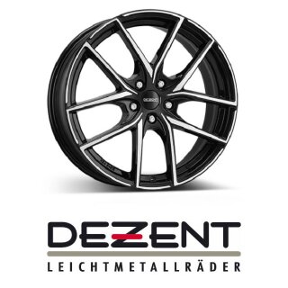 Dezent TO dark 7x17 5/108 ET50 Black/polished