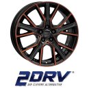 2DRV by Wheelworld WH34 7,5x17 5/112 ET45 Schwarz Kupfer...