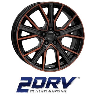 2DRV by Wheelworld WH34 8,5x20 5/112 ET30 Schwarz Kupfer hochglanzpoliert