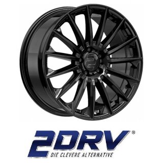 2DRV by Wheelworld WH39 10,5x22 5/112 ET20 Black glossy painted