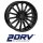 2DRV by Wheelworld WH39 10x22 5/114.3 ET40 Black glossy painted