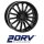 2DRV by Wheelworld WH39 10x22 5/114.3 ET40 Black glossy painted with full machined lip
