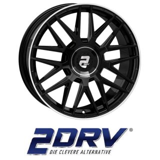 2DRV by Wheelworld WH43 8,5x20 5/108 ET48 Black glossy painted with full machined lip