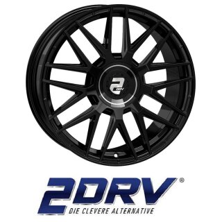 2DRV by Wheelworld WH43 9x20 5/112 ET48 Black glossy painted