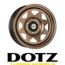 Dotz Dakar HD bronze 7x17 6/120,0 ET44 Bronze matt