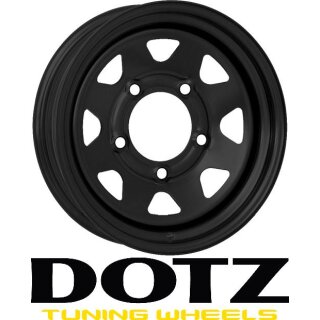 Dotz Pharao dark 6x15 5/139,7 ET45 Black