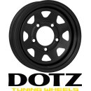 Dotz Pharao dark 6x15 5/139,7 ET45 Black