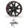 Keskin-Tuning KT24 8,5x19 5/108 ET40 BLACK PAINTED RED INSIDE