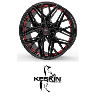Keskin-Tuning KT25 8,5x20 5/120 ET30 BLACK PAINTED RED INSIDE
