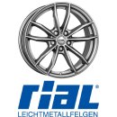 Rial X12 7x17 5/112 ET41 metal-grey