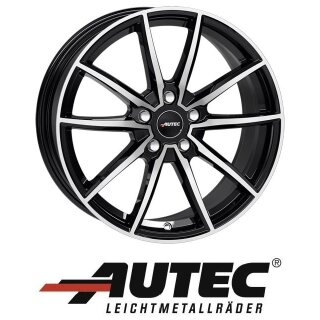 Autec Skara 7,5x18 5/112 ET25 Schwarz poliert