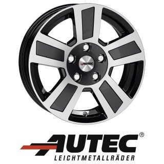 Autec Tigris 6x16 4/100 ET30 Schwarz poliert