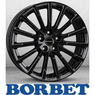 Borbet BX15 8x18 5/112 ET45 black glossy
