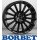 Borbet BX15 8x18 5/112 ET45 black glossy