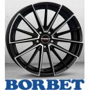 Borbet FB2 8,5x19 5/112 ET25 black polished matt