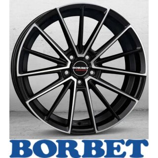 Borbet FB2 8,5x19 5/112 ET35 black polished matt