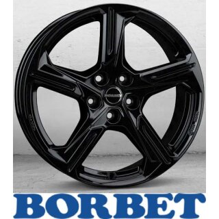 Borbet XE1 7,5x18 5/112 ET23 black glossy