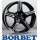 Borbet XE1 7,5x18 5/112 ET25 black polished glossy