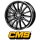 CMS C23 9x19 5/112 ET58 Diamond Rim Black Gloss