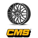 CMS C25 10x20 5/112 ET45 Diamond Black Gloss