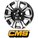 CMS C31 7,5x18 5/130 ET43.1 Diamond Black Gloss